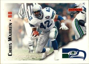 Chris Warren Seattle Seahawks 1995 Score NFL #75